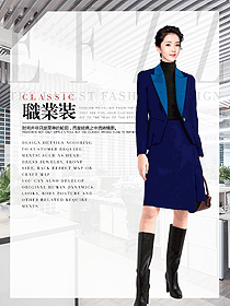 OL通勤裝女秋冬職業裝設計圖2054