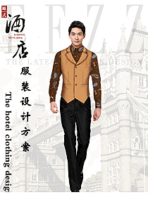 原創設計西餐服務員服裝款式圖1396