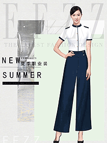 原創設計女職業裝短袖襯衫設計圖413