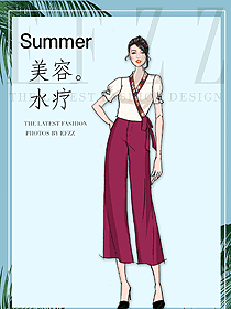 新款按摩技師服款式設計圖1508