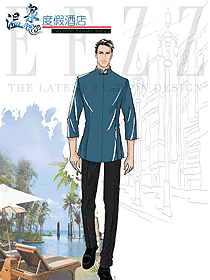 原創設計中餐服務員制服設計圖2282
