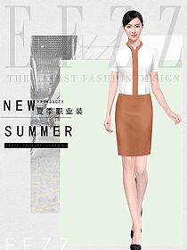 女職業(yè)裝短袖襯衫設(shè)計圖420