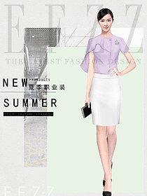 女職業(yè)裝短袖襯衫設(shè)計圖422