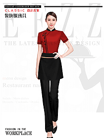 新款特色餐廳服務(wù)員制服設(shè)計圖476
