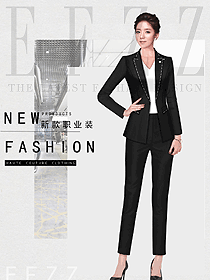 時尚女秋冬職業裝設計圖2061