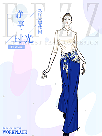 原創(chuàng)制服設(shè)計(jì)按摩技師服裝設(shè)計(jì)圖1522