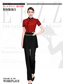特色餐廳服務員制服設計圖478