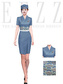 空姐制服款式設計圖880