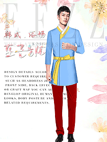 美容養生會所技師制服設計圖923