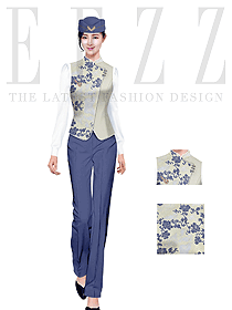 原創(chuàng)制服設(shè)計(jì)空姐服裝設(shè)計(jì)圖881