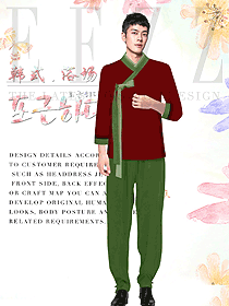 養生會所服務生制服設計圖924