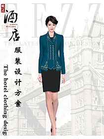 時尚酒店大堂制服設(shè)計圖1328