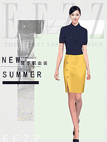 女職業(yè)裝短袖襯衫設(shè)計圖428