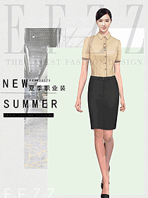 時尚女職業裝短袖襯衫設計圖430