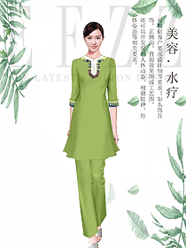 養生會所服務生制服設計圖930