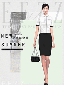 女職業裝短袖襯衫設計圖432