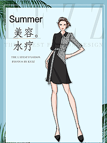 養生會所服務生制服設計圖934