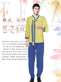 美容養生會所技師制服設計圖937