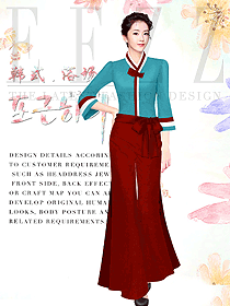 美容養(yǎng)生會所技師制服設(shè)計圖941