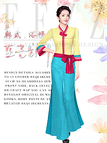 美容養生會所技師制服設計圖943