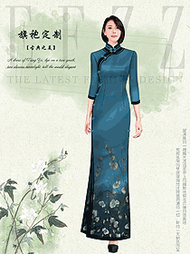 民族經典旗袍服裝設計圖497