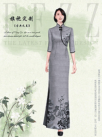 新款酒店中餐迎賓制服設(shè)計(jì)圖942