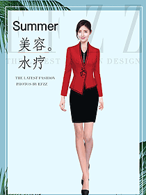 水療會(huì)所總臺(tái)收銀接待制服設(shè)計(jì)圖519