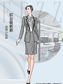 原創(chuàng)設(shè)計(jì)女秋冬職業(yè)裝設(shè)計(jì)圖2097