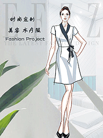 時尚按摩技師服款式設計圖1551