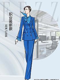 原創設計女秋冬職業裝設計圖2101