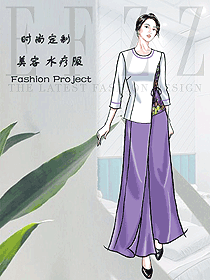 新款按摩技師服款式設(shè)計(jì)圖1573