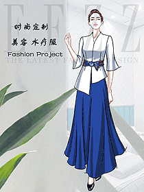 美容水療會所咨客制服設計圖607