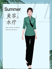 美容養生會所技師制服設計圖985