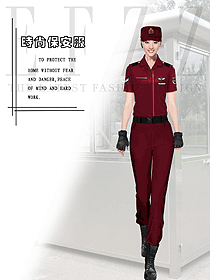 原創制服設計獵裝保安制服款式圖345