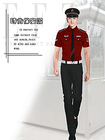 新款短袖保安服款式設(shè)計(jì)圖414