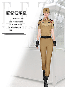 時尚獵裝保安工作制服設(shè)計圖350