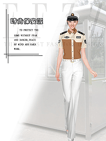 新款短袖保安服款式設計圖418
