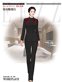 酒店客房服務(wù)員服裝款式圖681