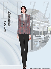 時尚女秋冬職業裝設計圖2124