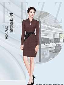 原創設計女秋冬職業裝設計圖2125