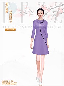 美容水療會所咨客制服設(shè)計(jì)圖609