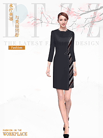 水療會所總臺收銀接待制服設計圖523