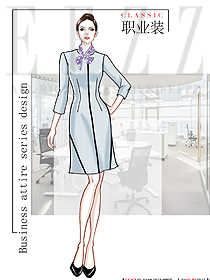 新款女職業裝夏裝服裝款式圖1230