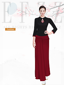 時尚養(yǎng)生會所服務(wù)生制服設(shè)計圖996