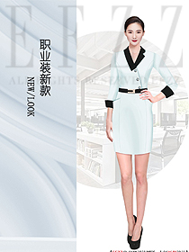 新款女職業裝夏裝服裝款式圖1256