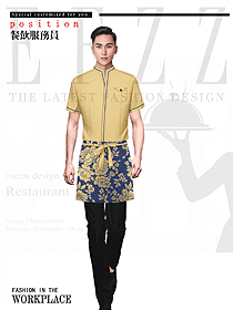 原創制服設計特色服務員服裝設計圖567