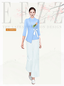 原創(chuàng)制服設(shè)計按摩技師服裝設(shè)計圖1594