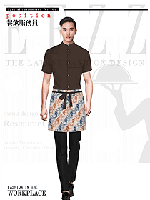 新款特色餐廳服務員制服設計圖584