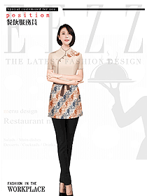 特色餐廳服務員制服設計圖585