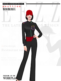 特色餐廳服務(wù)員制服設(shè)計(jì)圖597